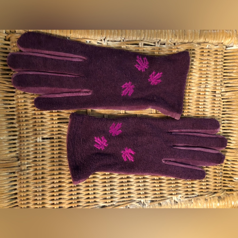 Leather Palm Women's Gloves